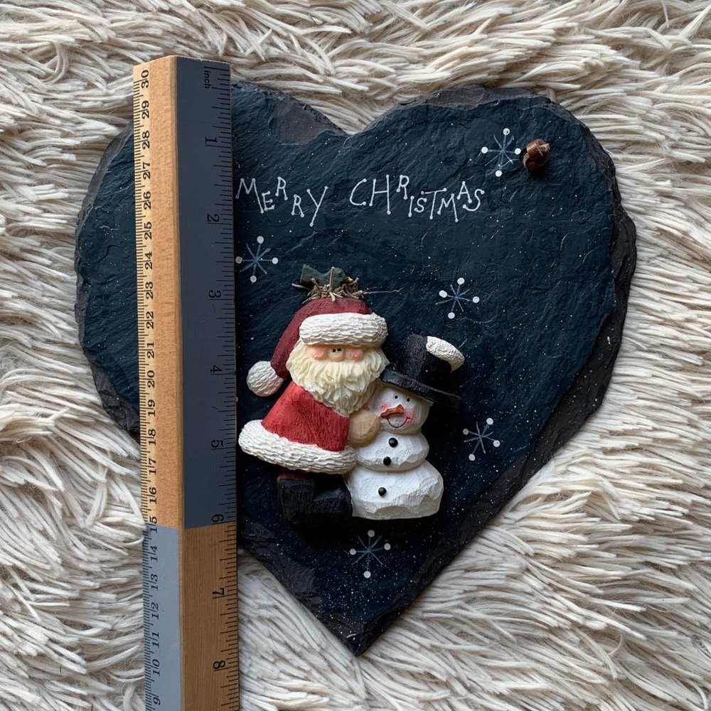 SANTA & SNOWMAN WALL HANGING - Picture 7 of 7